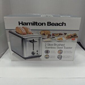 Hamilton Beach 2-Slice Brushed Stainless Steel Toaster